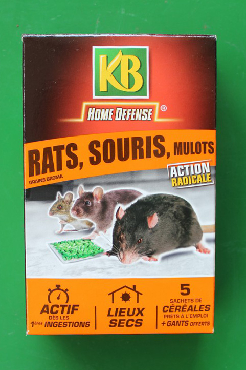 Appâts anti-nuisibles rats et souris 150g