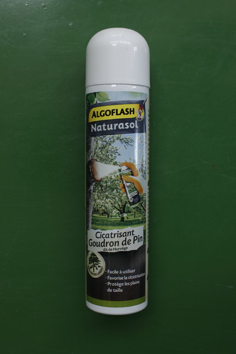 Goudron de pin Aérosol 200 ml : Produits traitement du jardin SOLABIOL  jardin - botanic®