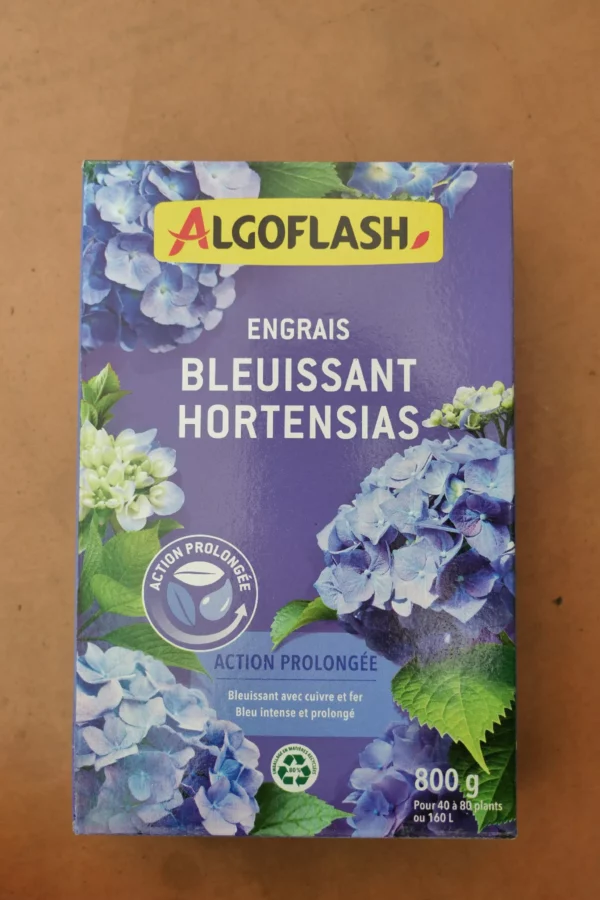 Engrais bleuissant hortensias 800g - Algoflash (5) - Produits - Jardi Pradel - Jardinerie et fleuriste à Bagnères-de-Luchon (31)