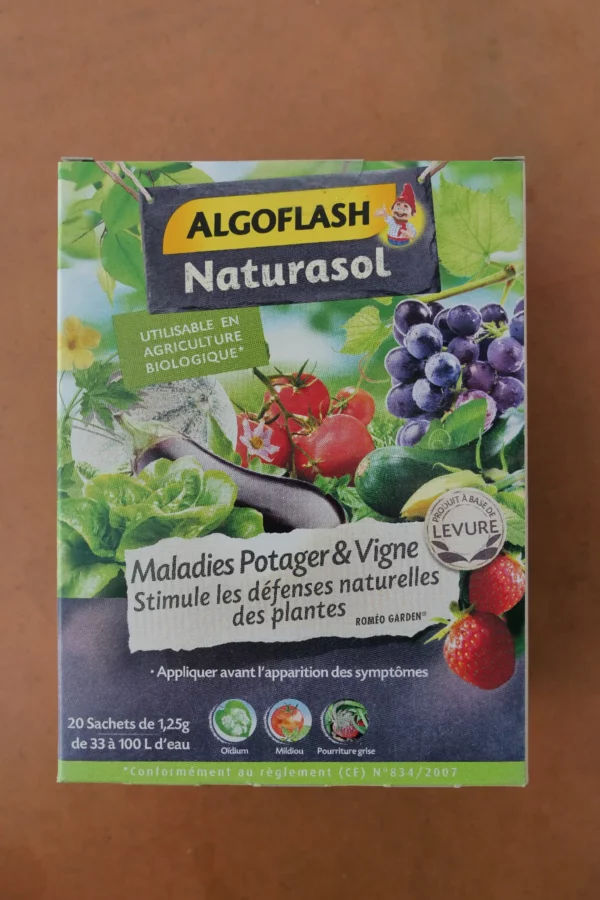 Maladies potager vigne 25g - Algoflash Naturasol (5) - Produits - Jardi Pradel - Jardinerie et fleuriste à Bagnères-de-Luchon (31)