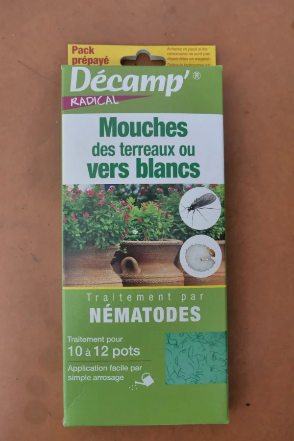 Mouches des terreaux vers blancs nématodes - Décamp radical (2) - Produits - Jardi Pradel - Jardinerie et fleuriste à Bagnères-de-Luchon (31)